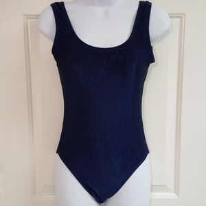 Swim Suit navy blue sz Medium